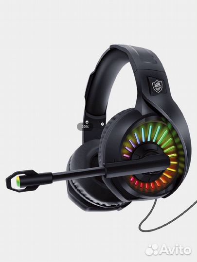 Игровые компьютерные наушники G3000 с USB и RGB