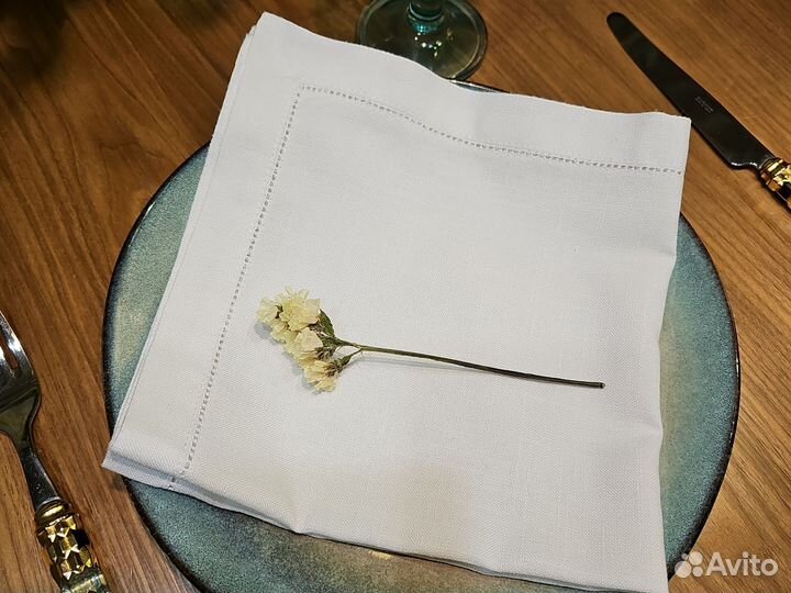 Салфетки сервировочные скатерть льняная