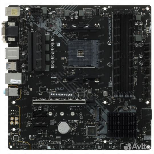 Msi pro B550M-P gen3 am4