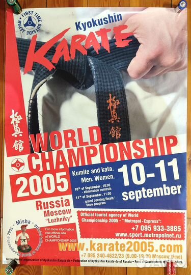 Плакаты постеры Каратэ Киокушин Масутацу Ояма