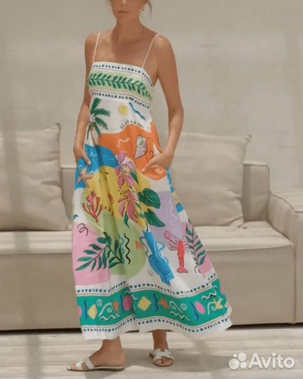 Платье сарафан Zimmermann