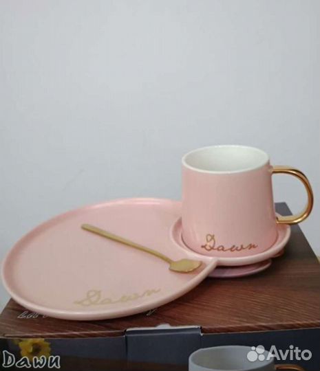 Чайный набор в горошек