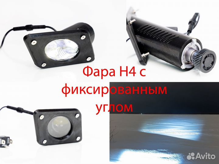 Фары для катера и лодки врезные LED светодиодные