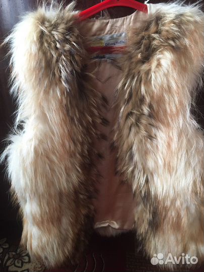 Жилет натуральный мех