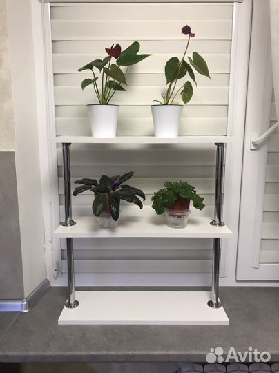 Подставка для цветов на подоконник