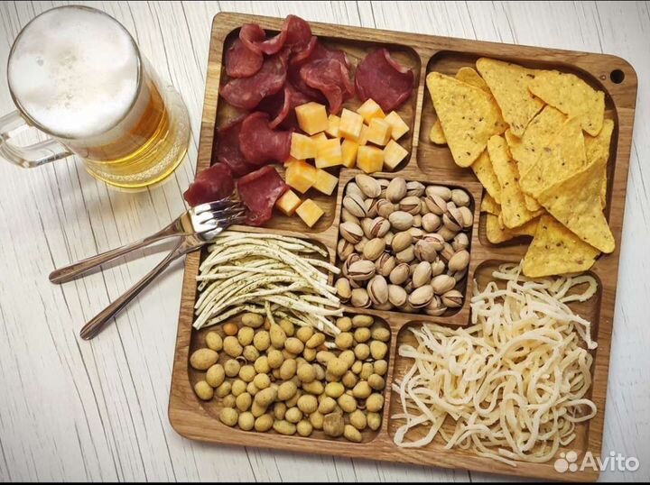 Менажница деревянная (дуб, ясень, бук)