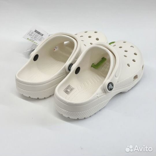 Сабо Crocs Classic. Белые. Люкс качество. 37-46р