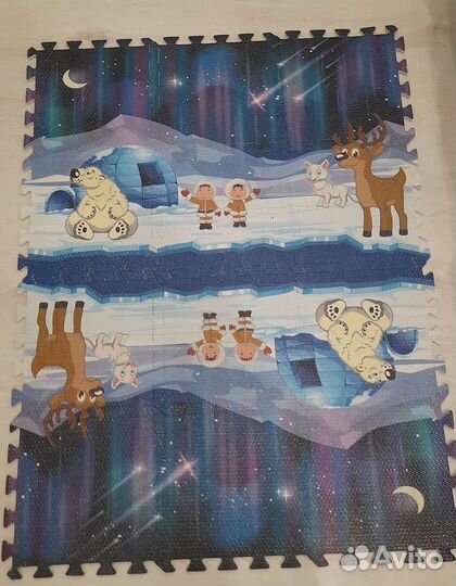 Детский коврик пазл