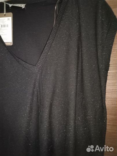 Джемпер новый 46-48, свободный, трикотаж