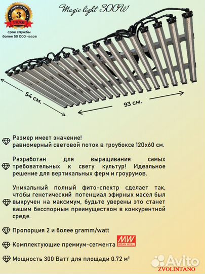 Quantum Board 300W фитосветильник для растений