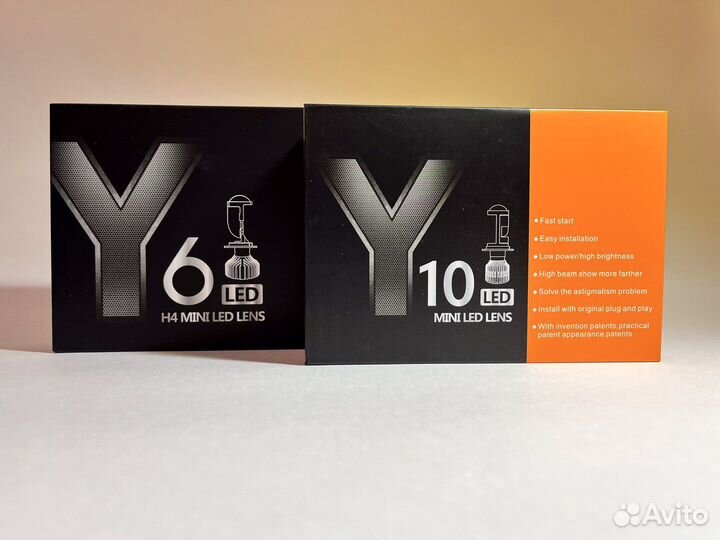 Led лампа h7 с линзой