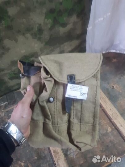 Подсумок для магазинов ак трехсекционный