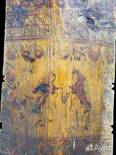 Старинная мезенская прялка 19 век