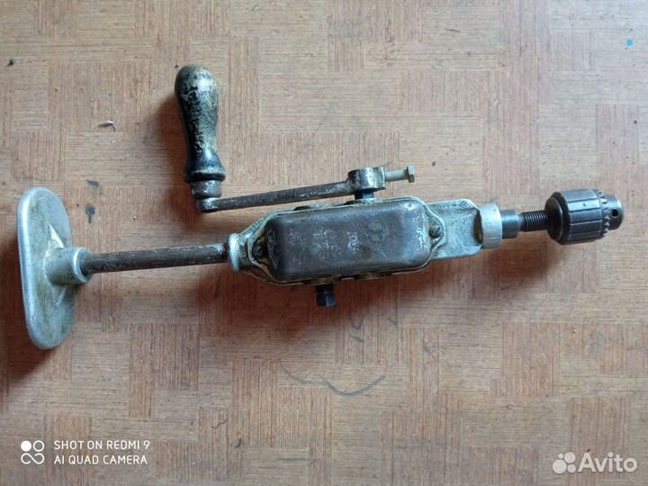 Дрель ручная СССР. Работает