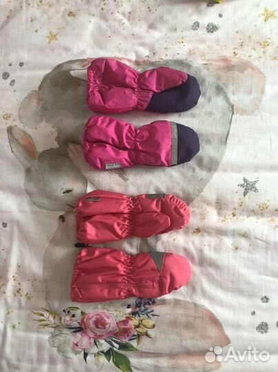 Варежки краги kerry и lassie на 2 года