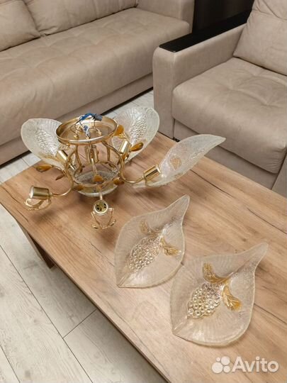 Люстра потолочная бу