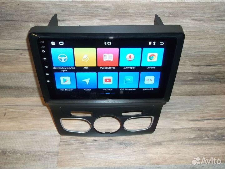 Магнитола Citroen C4 Android GPS WiFi Bluetooth