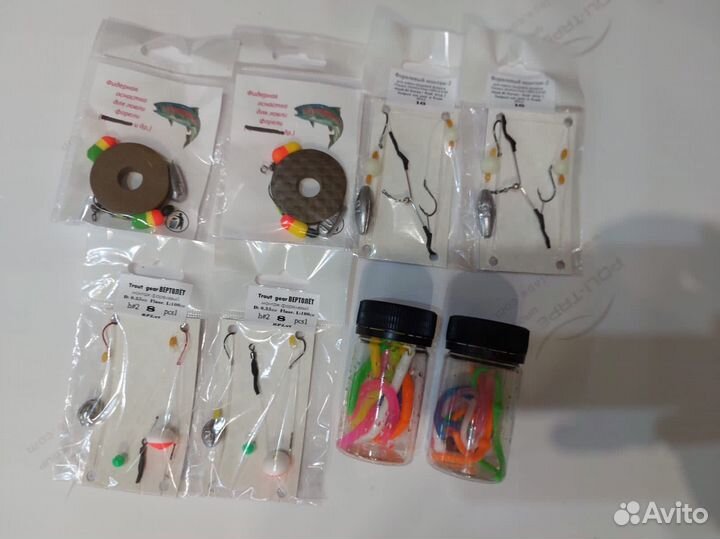 Форелевые монтажи ручной работы и приманки