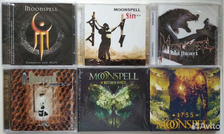 CD лиц Moonspell Manticora Illnath Cradle Of Filth