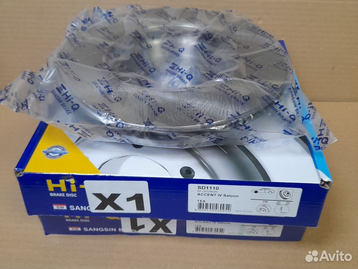 Тормозные диски solaris 10- / RIO 11- перед SD1110