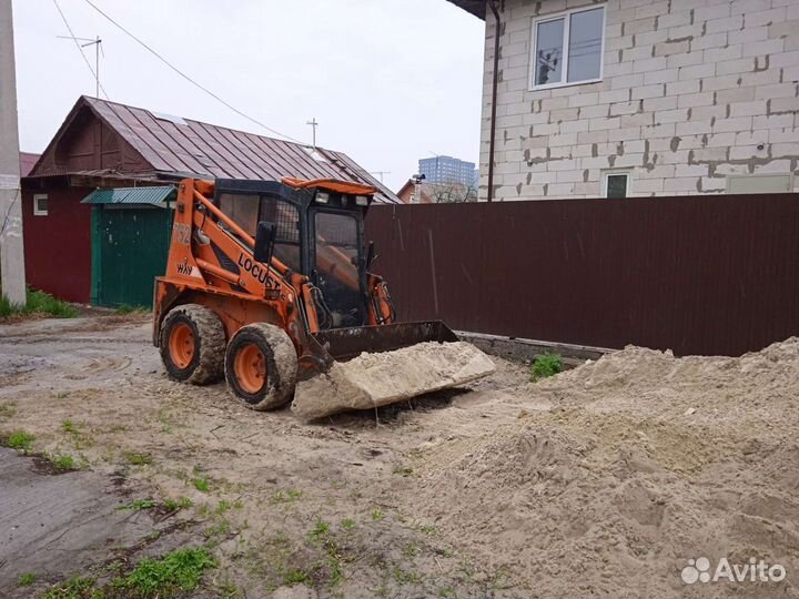 Услуги бобката. Чистка снега. Уборка снега