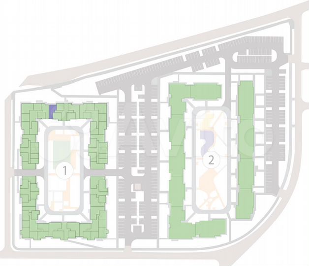 2-к. квартира, 51,6 м², 1/4 эт.