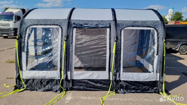 Полностью Надувная Безкаркасная Палатка на Автодом