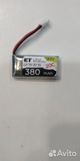 Аккумулятор ET LP702035-20CM 3.7В, 380мАч, Li-Pol