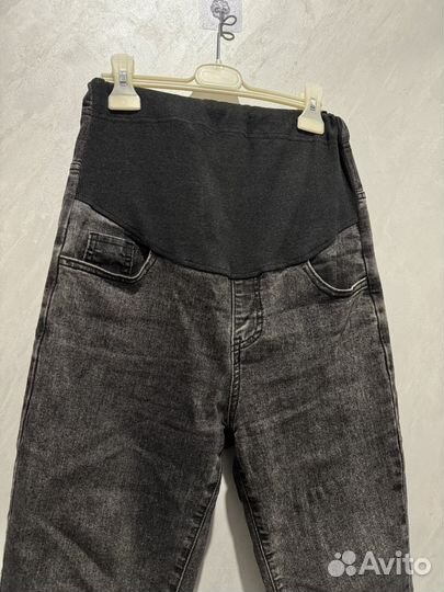 Джинсы для беременных со вставкой на животе