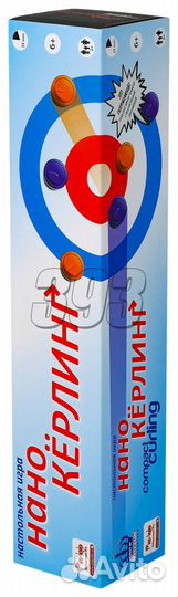 Настольная игра Нано-Кёрлинг в тубусе (мин (40028)