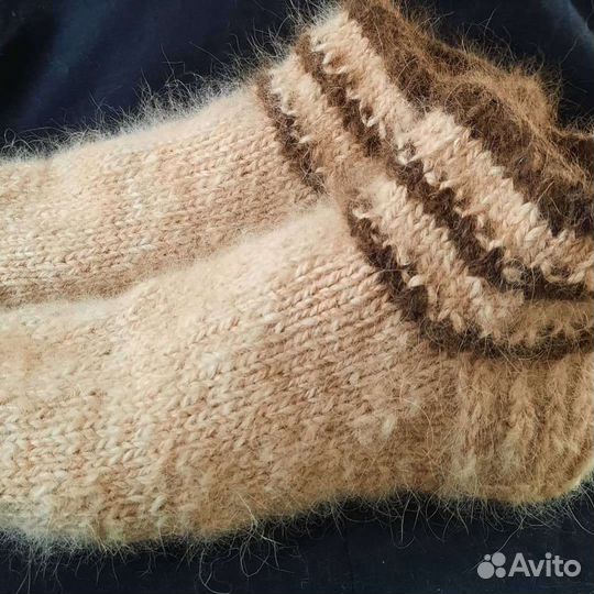 Носки из собачьеоо пуха