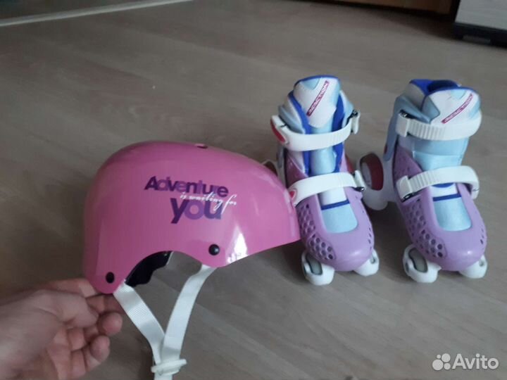 Роликовые коньки детские раздвижные