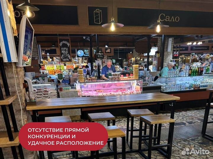 Прибыльная пиццерия на территории фуд-корта