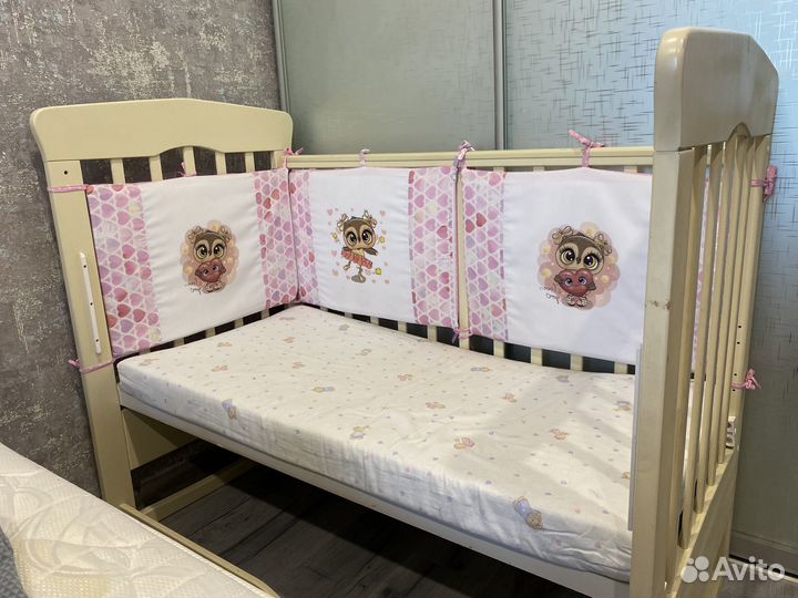 Бортики в кроватку