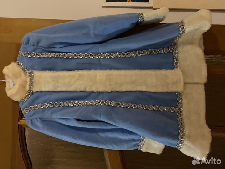 Костюм Снегурочки на 7-8 лет