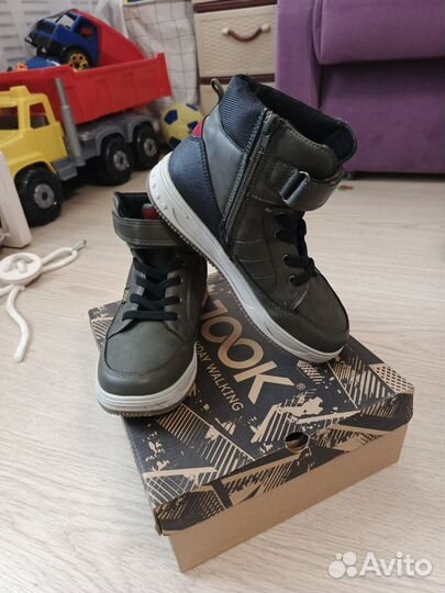 Ботинки демисезонные на мальчика 35 размер