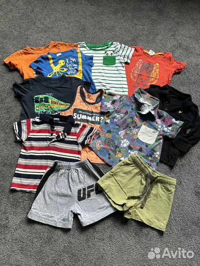 Детские вещи пакетом на мальчика 80 86