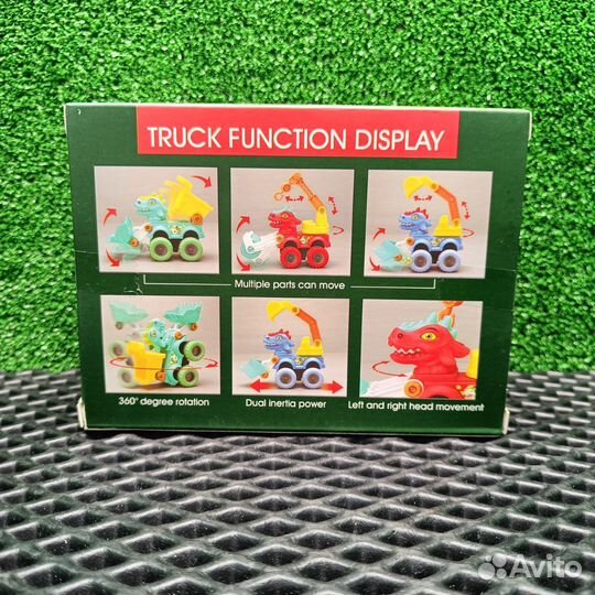 Детская инерционная машинка-динозавр DinosaurTruck