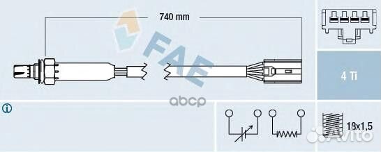 Лямбда-зонд 77189 FAE