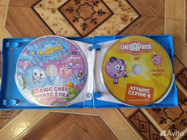 DVD мультфильмы + CD диск