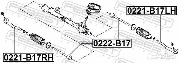 Тяга рулевая nissan sentra RUS make B17R 2014.0