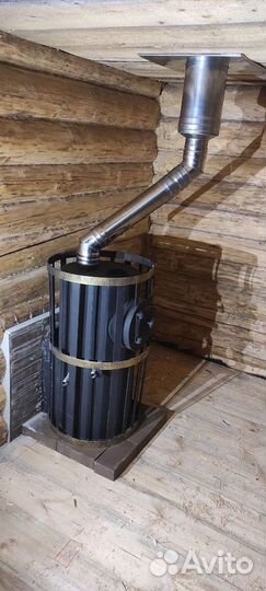 Печь банная с баком