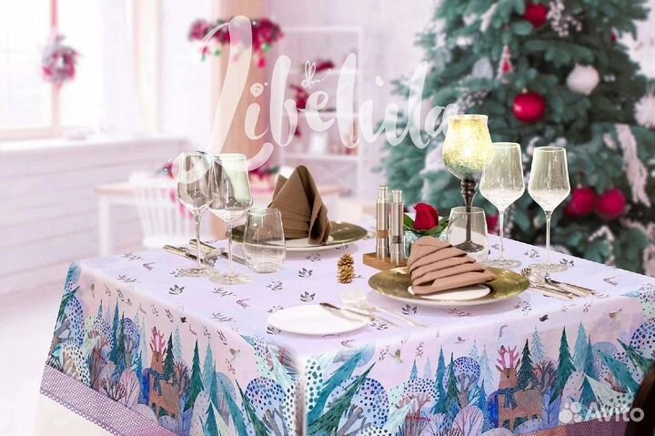 Скатерть новогодняя
