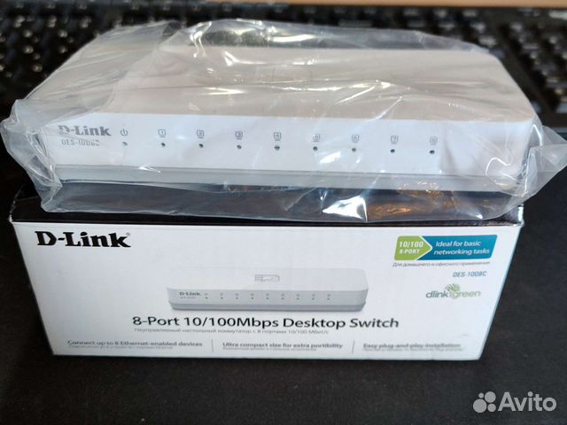 Коммутатор D-Link 1008C