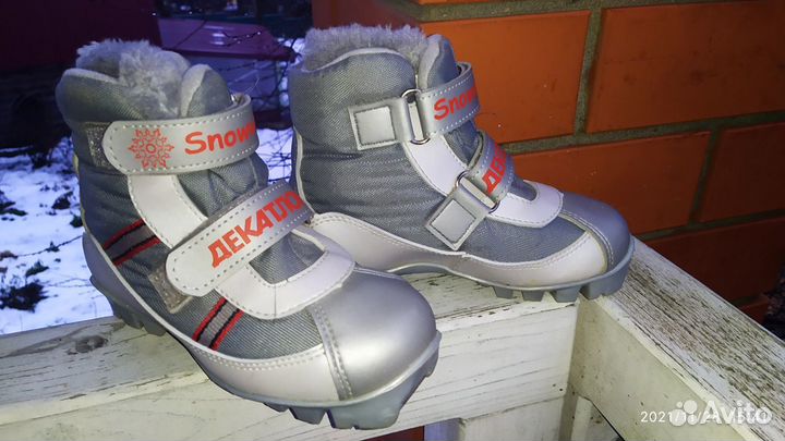 Лыжные ботинки dekatlon 32р