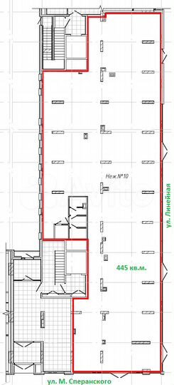 Торговая площадь, 445 м²
