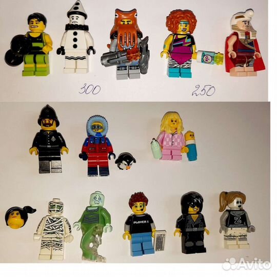 Lego минифигурки много