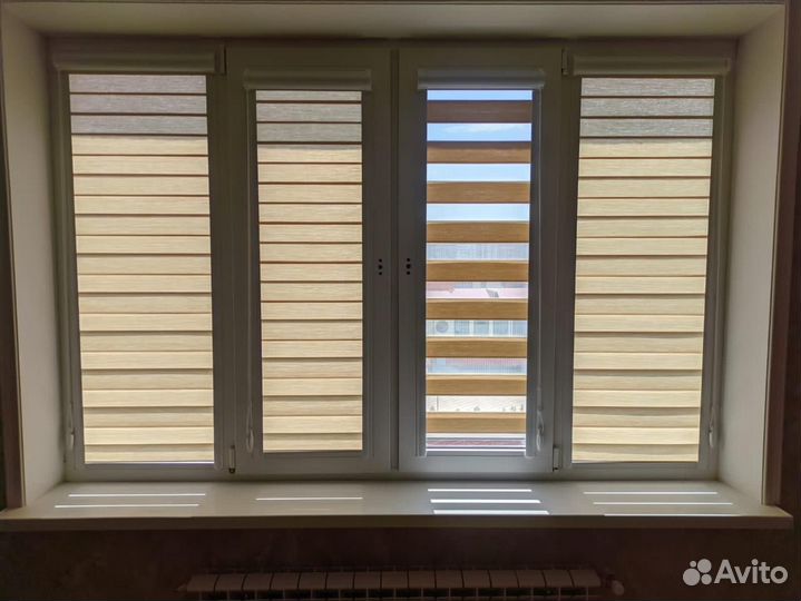 Установка жалюзи