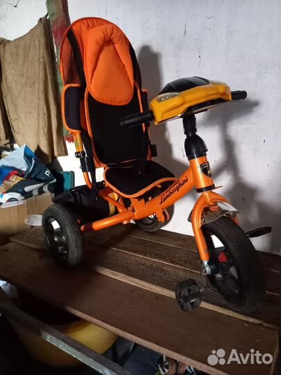 Детский трехколесный велосипед бу