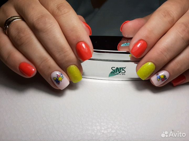 Покрытие гель пудрой без уф лампы